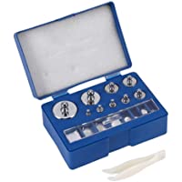 Los mejores  - Yosoo Health Gear Juego de Pesas de Calibración de Acero de Precisión de Gramos- Juego de Pesas de Calibración de 17…